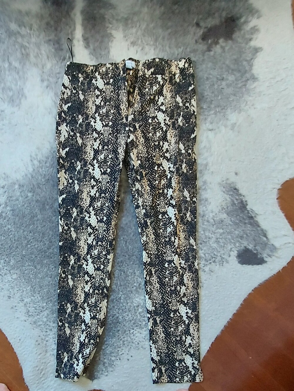 Women's Snake Print Slim Pants